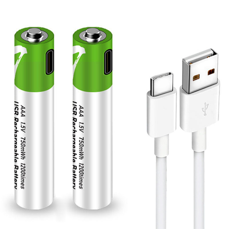 SMARTOOOLS 2Pcs 1.5V 750mWh AAA Rechargeable Li-ion Battery for Remote Control Wireless Mouse Toy SMARTOOOLS 2Pcs 1.5V 750mWh AAA Rechargeable Li-ion Battery for Remote Control Wireless Mouse Toy